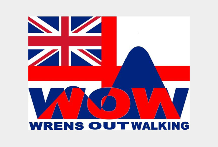 wrens out walking logo