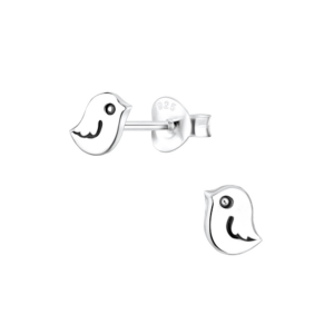 Silver Wren Earrings