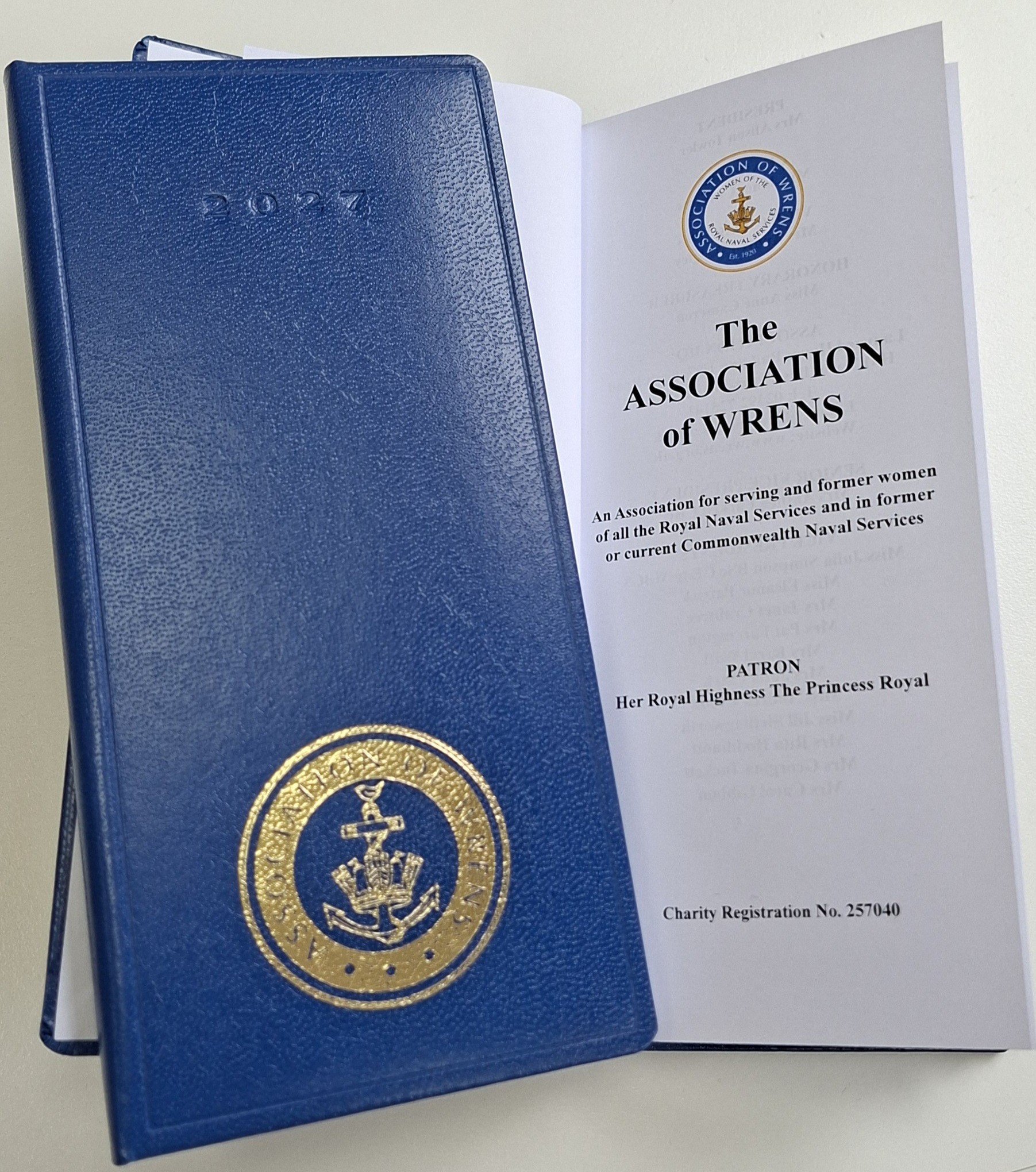 2027 Association of Wrens Diary